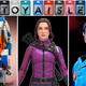 Lego's Brickheadz Ahsoka Tano, Hasbro's Marvel Legends Hawkeye Kate Bishop, and EXO-6's 1:6 Mirror Universe Spock.